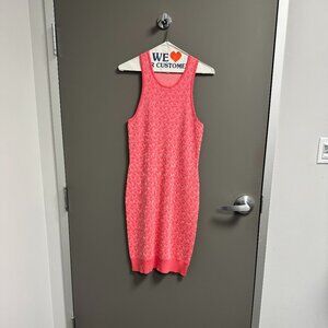 Michael Kors Logo Jacquard Tank Dress M